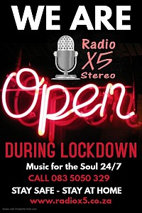 Radio X5 Stereo open during Lockdown