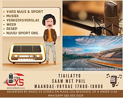 Tjailatyd - Maandag - Vrydag 16:00 - 17:00